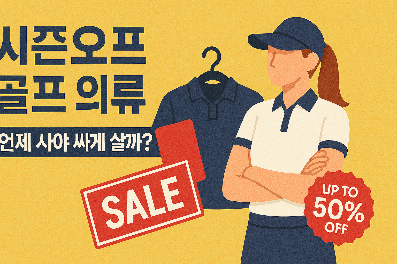 시즌오프 골프 의류, 언제 사야 싸게 살까? 관련 이미지