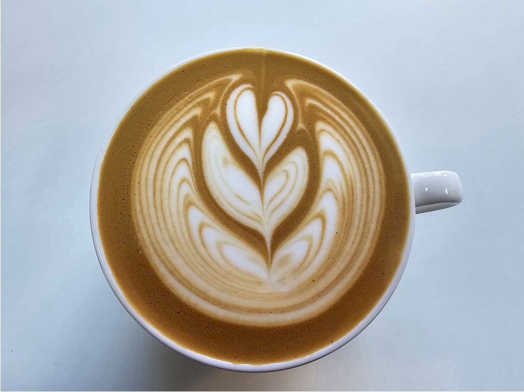 선생님께서 만들어 주신 라떼 아트