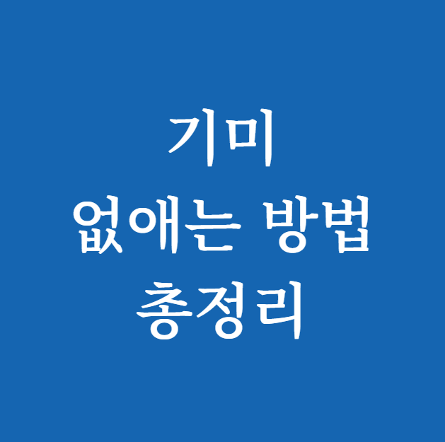 기미 없애는 방법 총정리