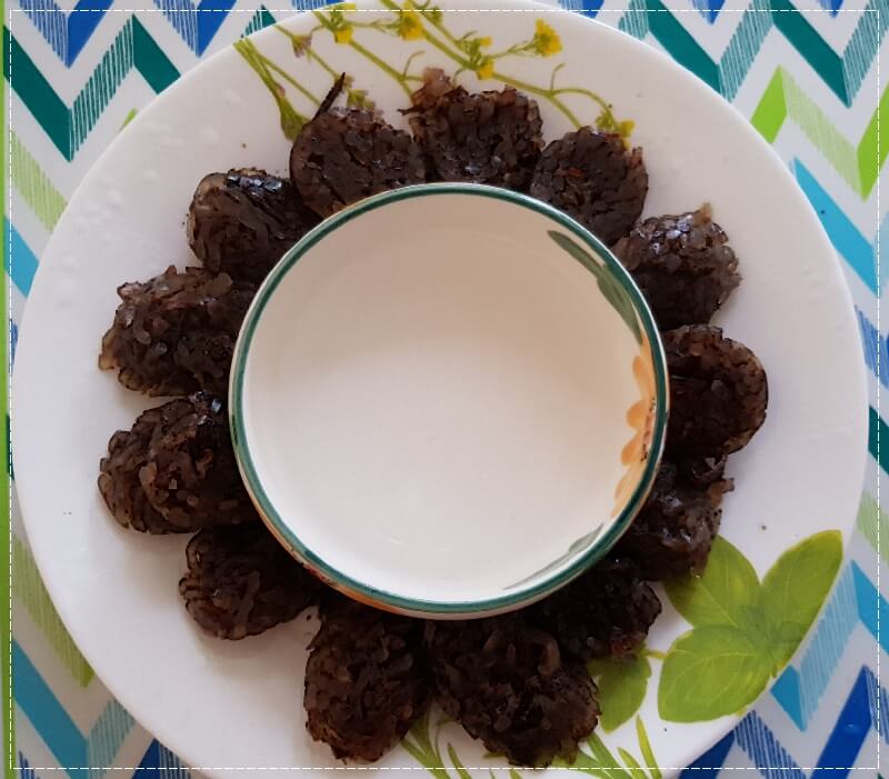 전자레인지에 데운 순대