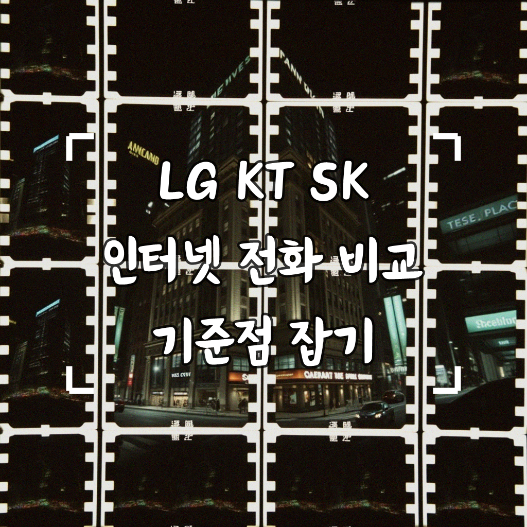 LG KT SK 인터넷 전화 서비스 비교, 어떤 걸 선택해야 할까