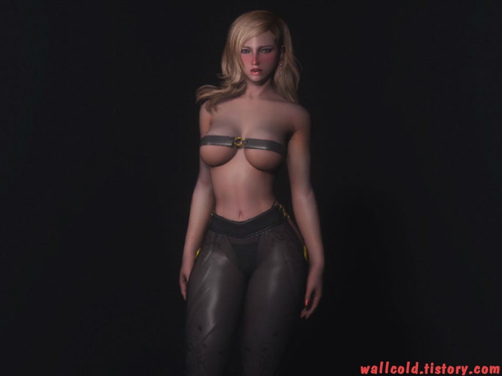 스카이림 의상 - 캐쥬얼 의상 rouge genie skyrim mod 002