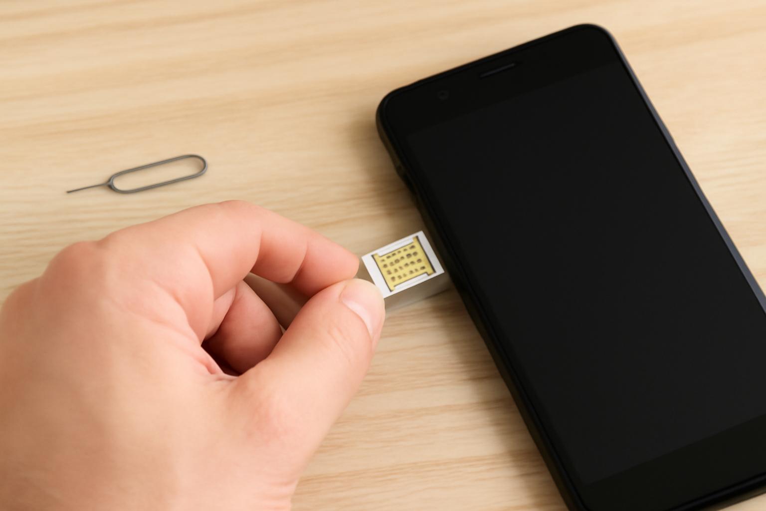 유심 끼우는 방법