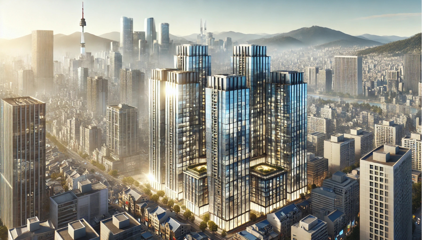 강남과 수도권 아파트 단지