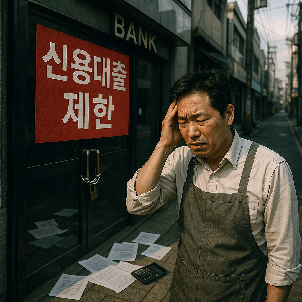 한국 카드론·신용대출 한도 제한…다중채무자의 생존 위기, 대출 문 닫히나?
