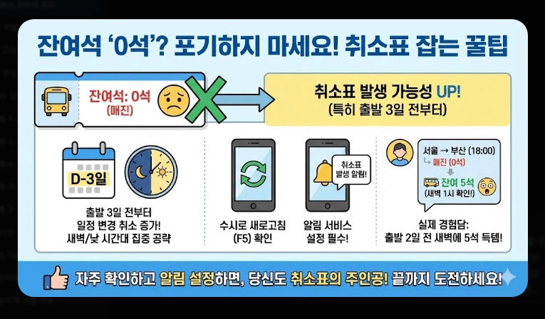 고속버스 잔여석 조회(방법, 코버스)(실시간 + 수수료)