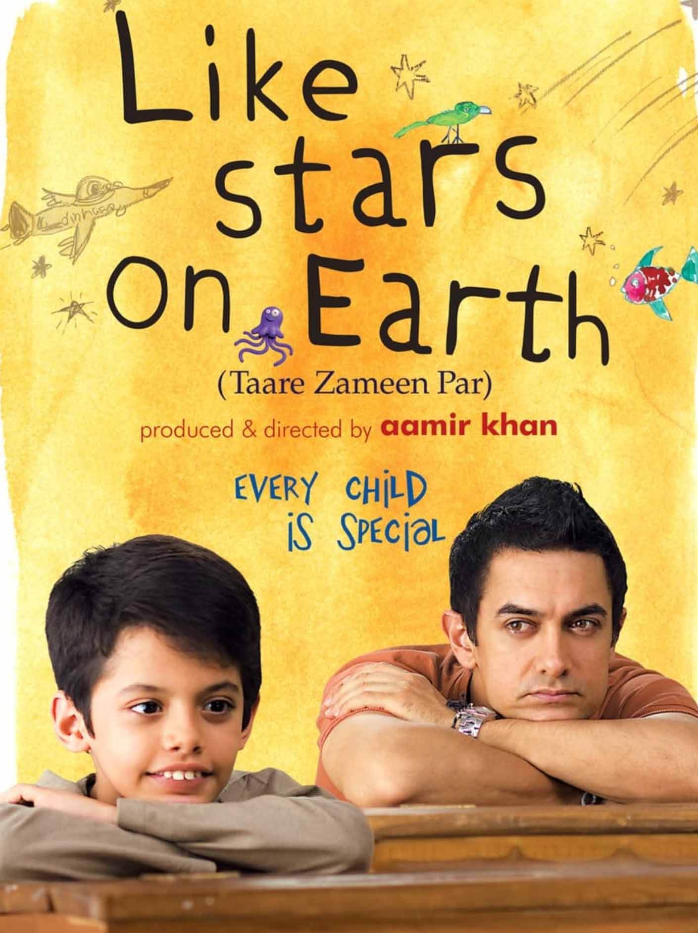 지상의 별처럼 (Like Stars on Earth, Taare Zameen Par, 2007) 영문 영화포스터
