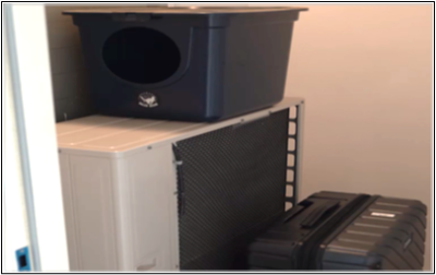 실외기 주변 짐 정리