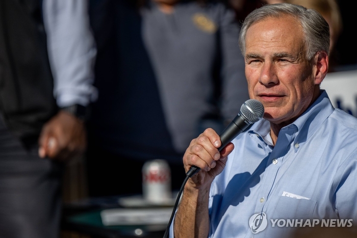 그레그 애벗 텍사스주 주지사.