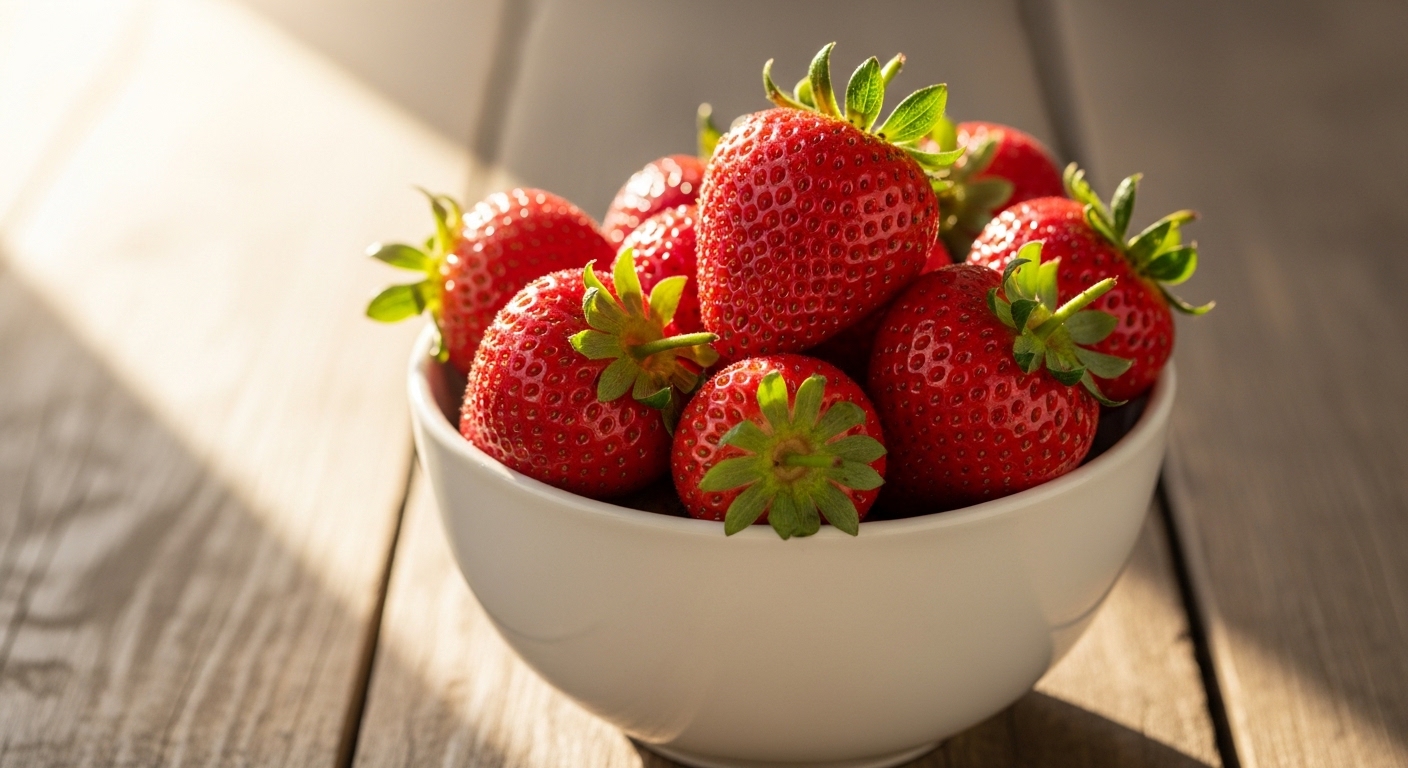 딸기 한 그릇의 기적! 65세 이상 인지 능력과 심장 건강 지키는 법