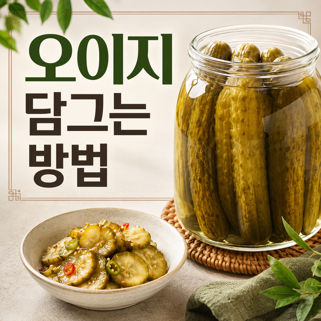오이지 담그는 방법