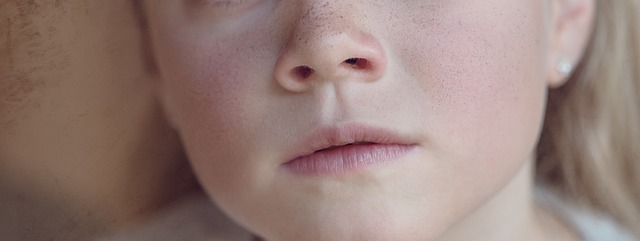 어린이, 코, 입