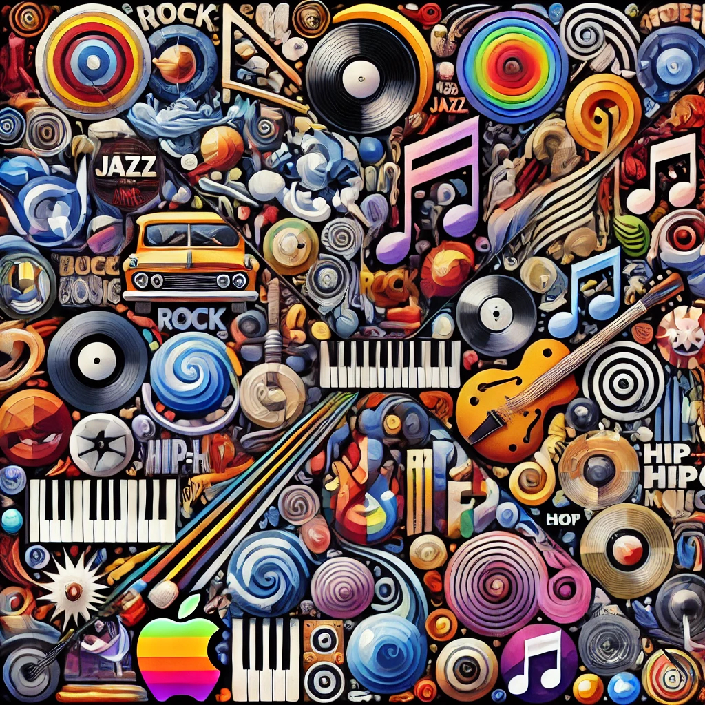 음악적 장르와 음반 아트 "스타일의 시각적 해석"