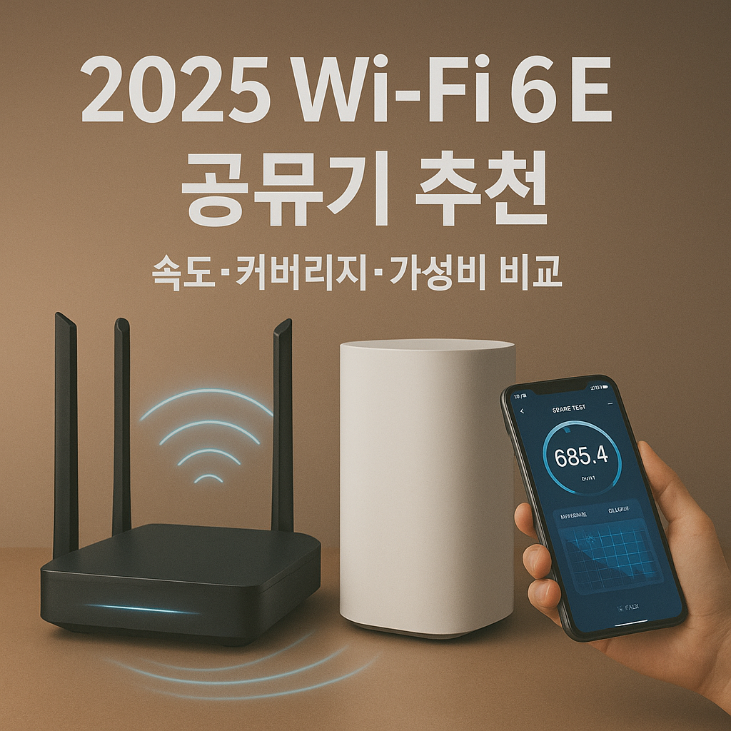 2025 Wi-Fi 6E 공유기 추천