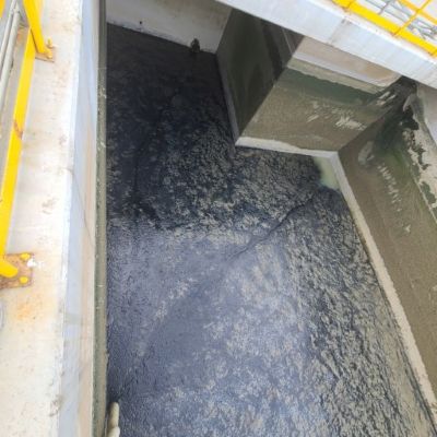 슬러지 처리 사진