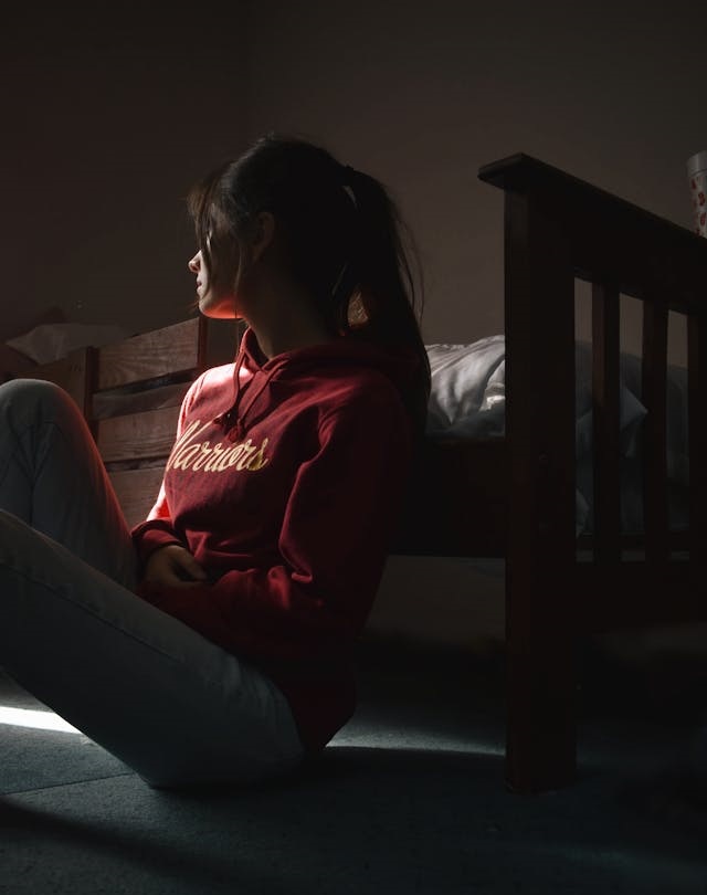 산후 우울증 관련 여성 사진