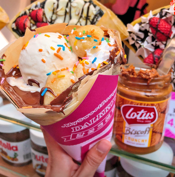 달꽃크레페 대표 메뉴