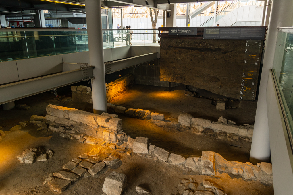 세운상가 조선시대 지하토층