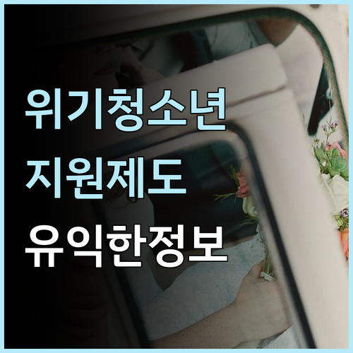 위기 청소년을 위한 지원 제도는 무엇