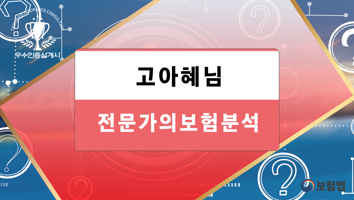 고아혜님보험분석