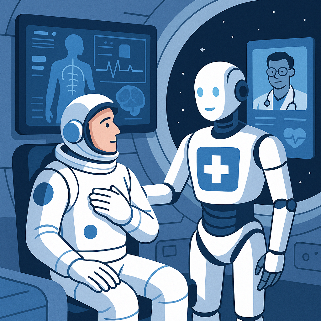 우주 전용 AI 의료 시스템 (EIMO): 우주 건강 관리의 미래