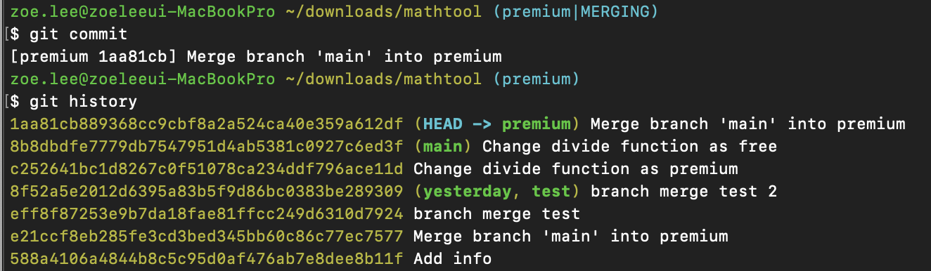 git commit