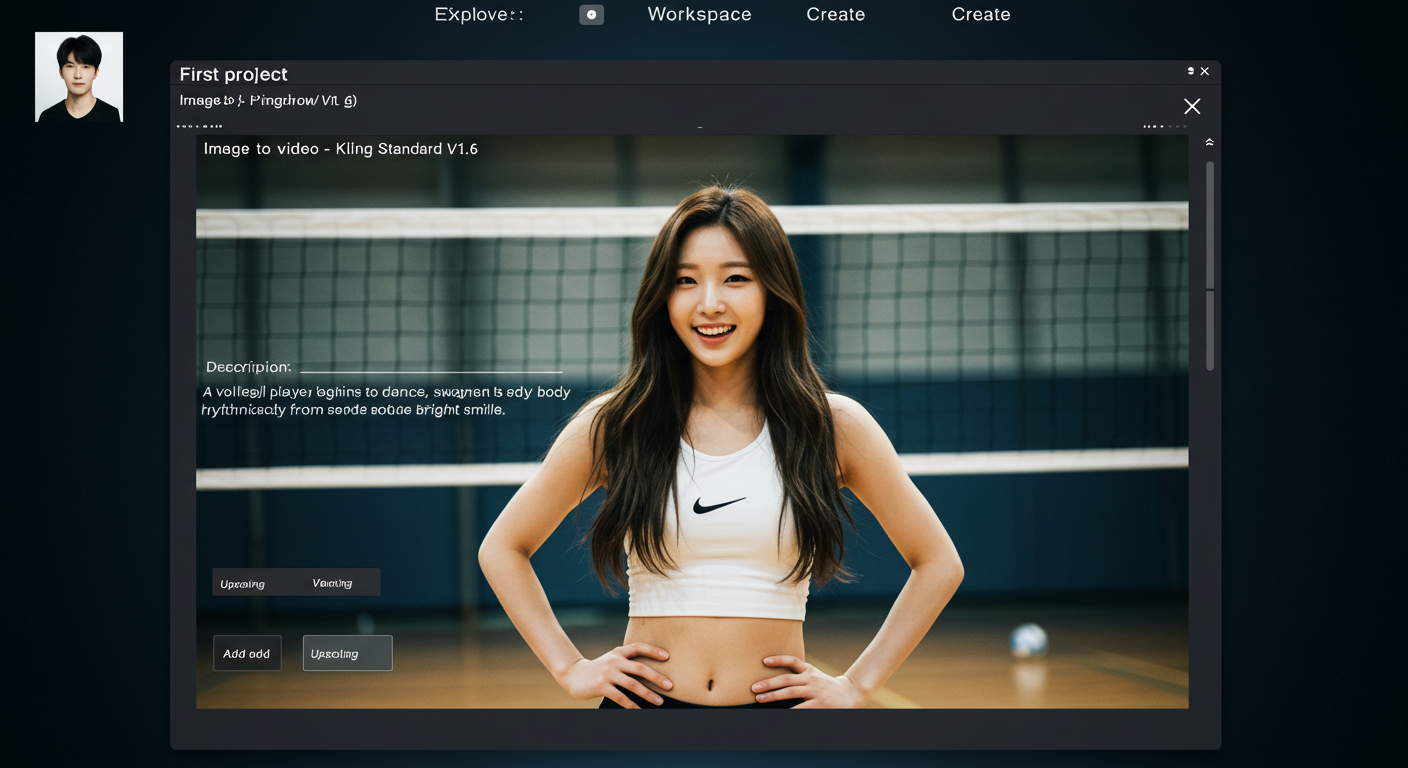 AI 배구선수 영상