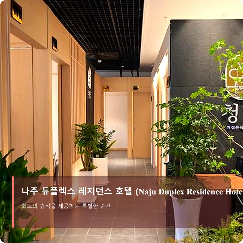 나주 듀플렉스 레지던스 호텔 (Naju Duplex Residence Hotel)_5