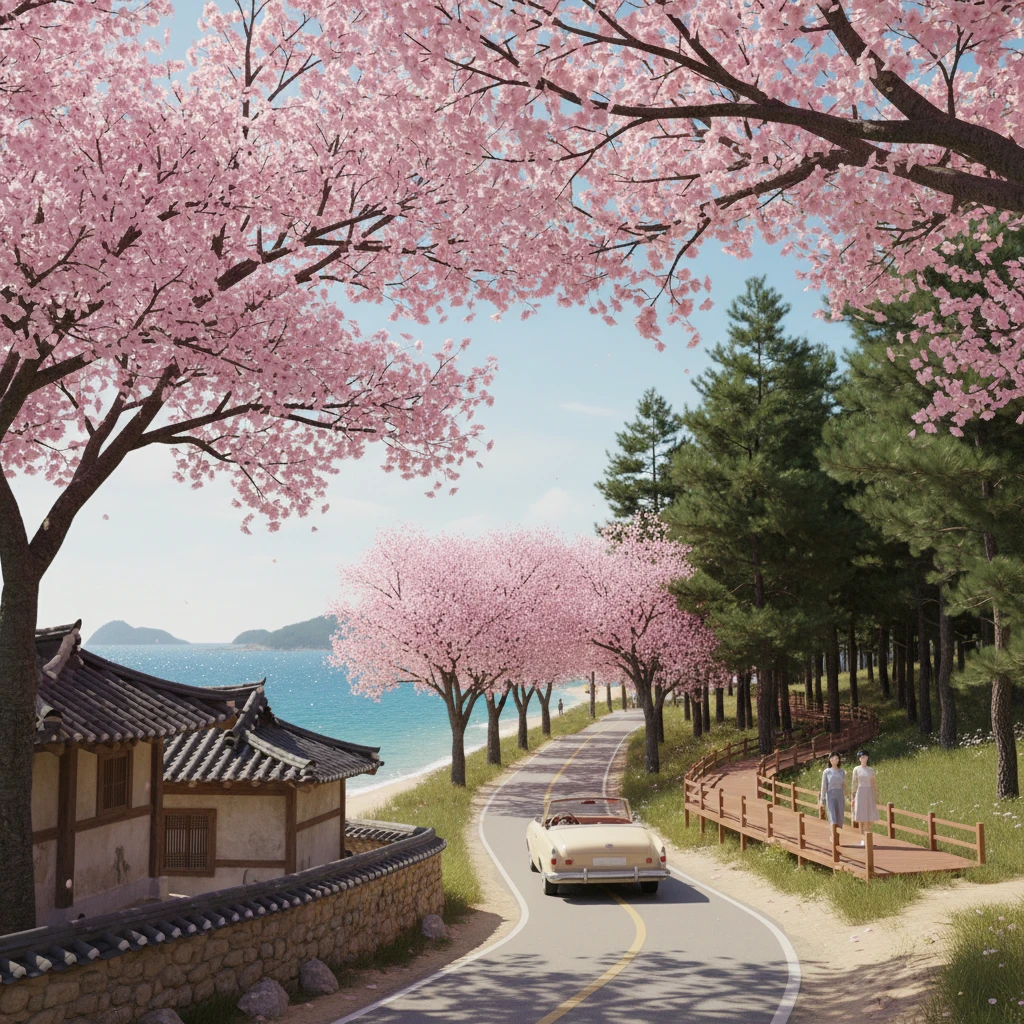 서천 벚꽃 개화 시기 전망과 현지인 ..