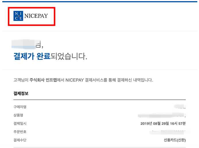 나이스페이 피싱