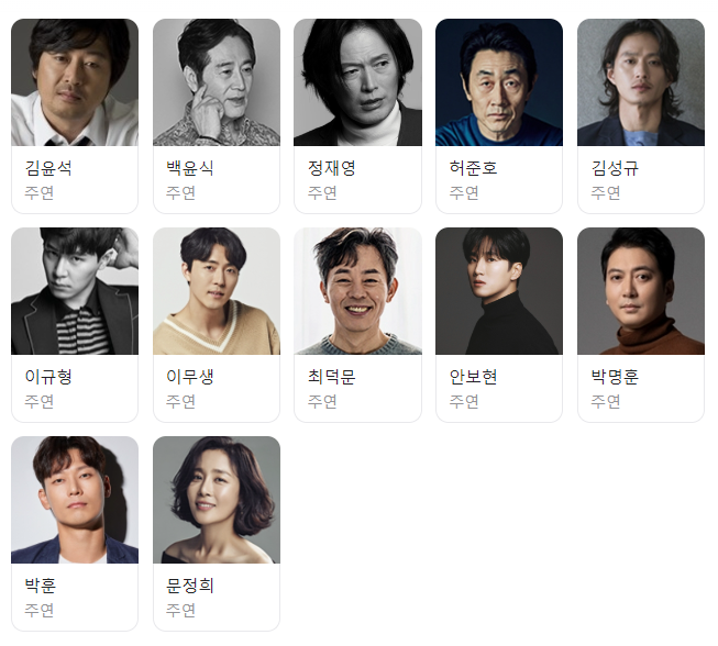 영화 '노량: 죽음의 바다' 기본정보, 등장인물, 예고편