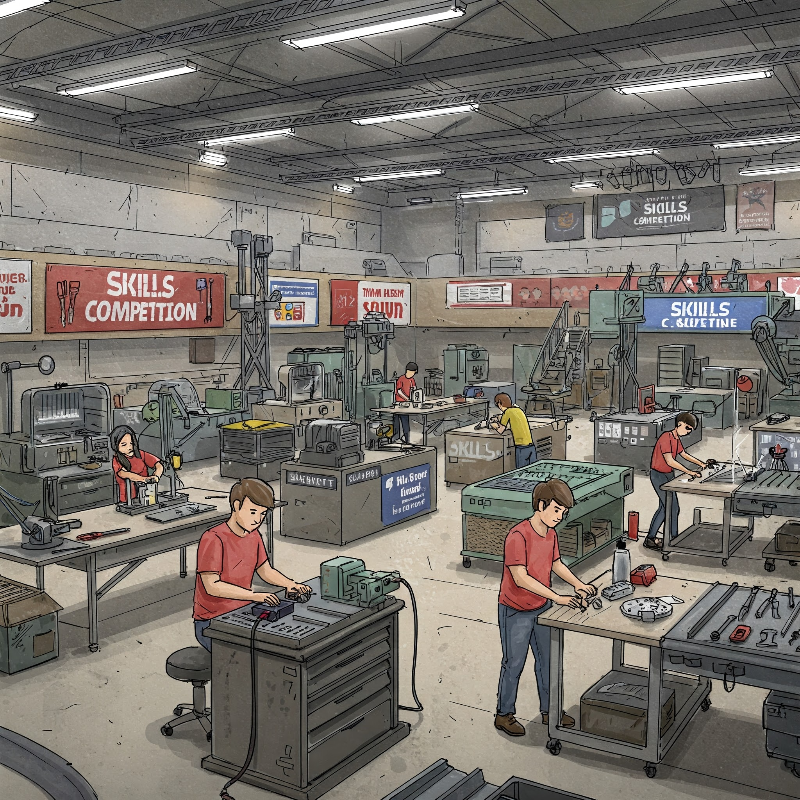 기능경기대회 상상도