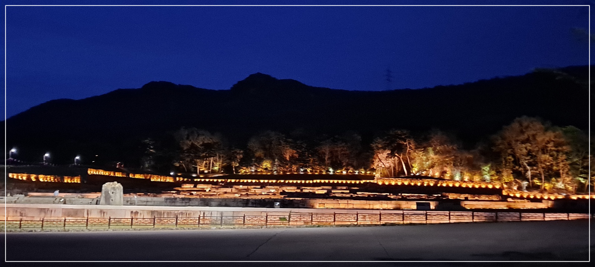 회암사지-터-야간-풍경