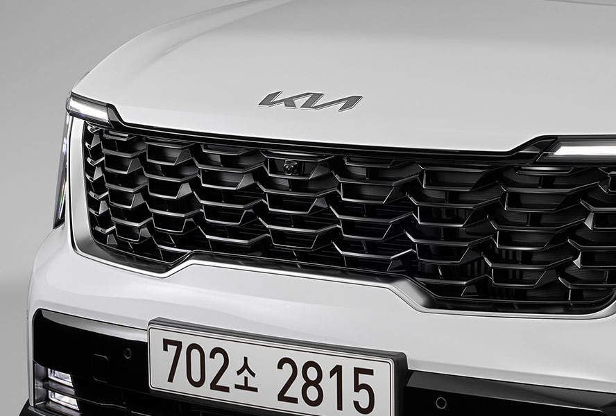 쏘렌토 페이스리프트 하이브리드 그릴