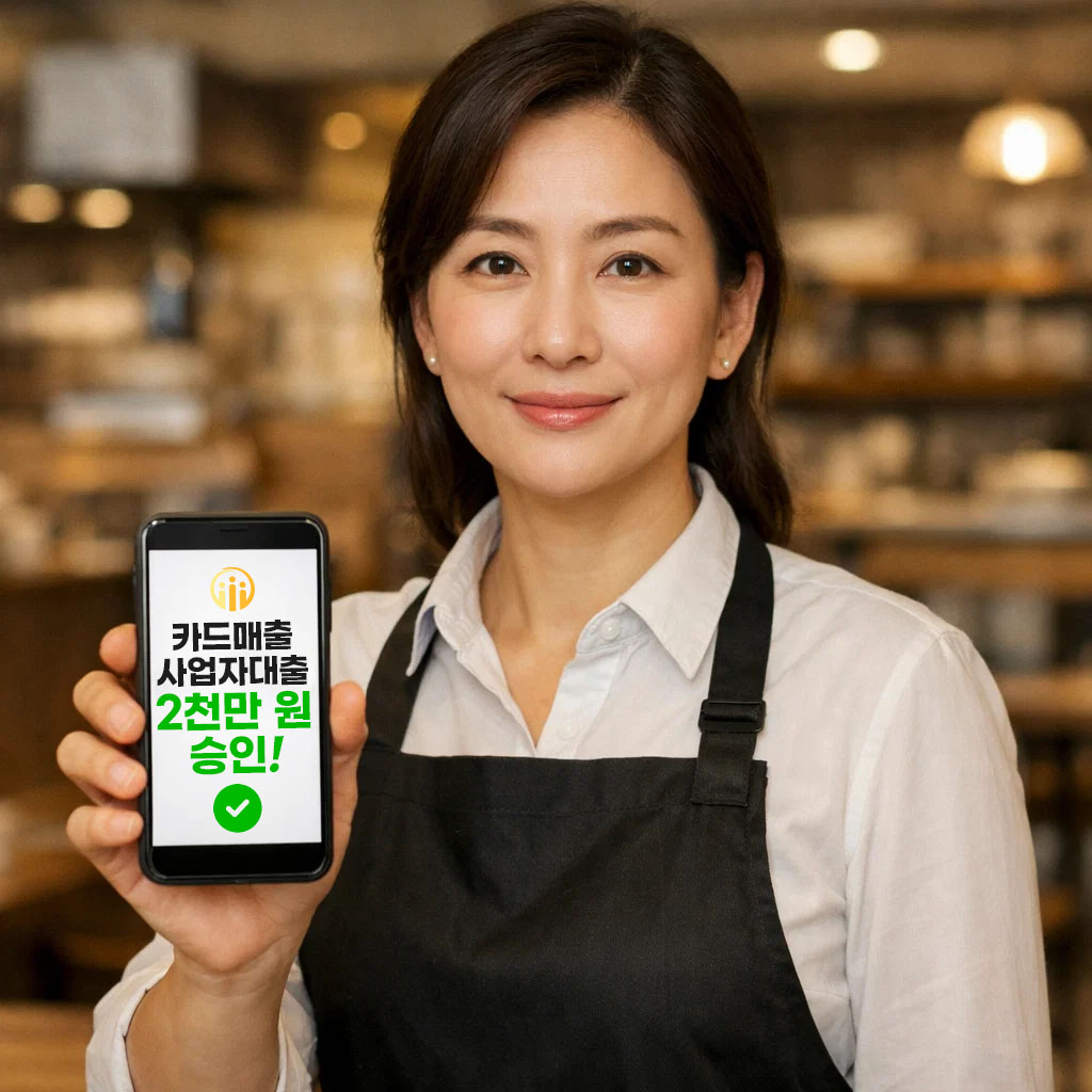 카드매출대출 2천만 원 승인