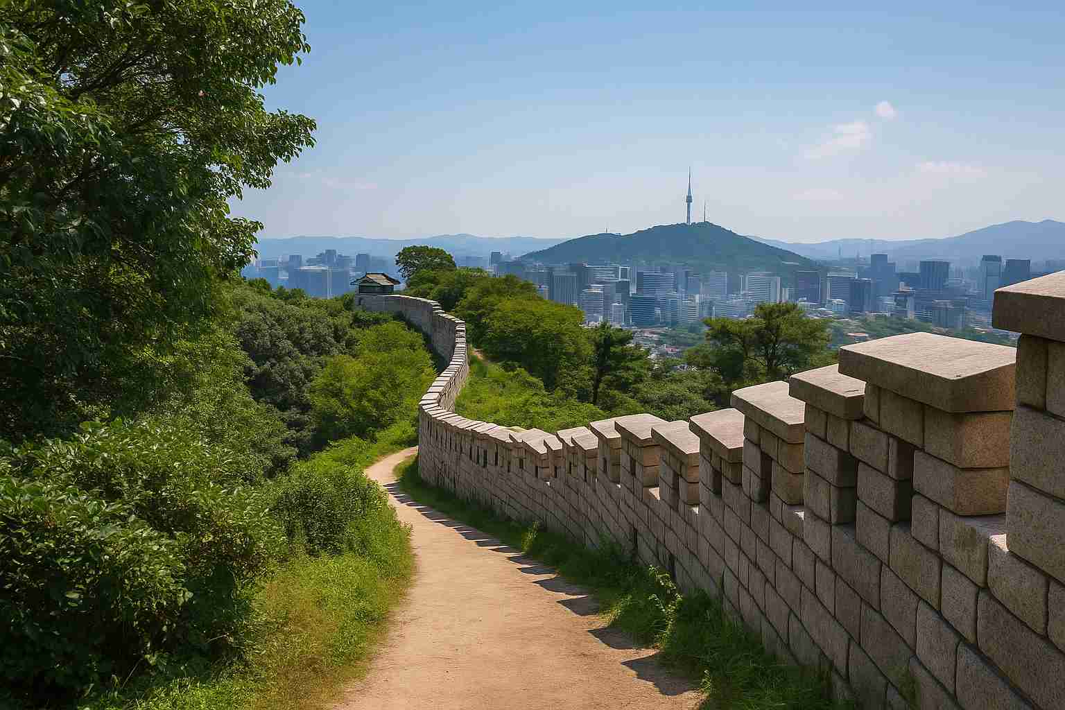 북악산 성곽길