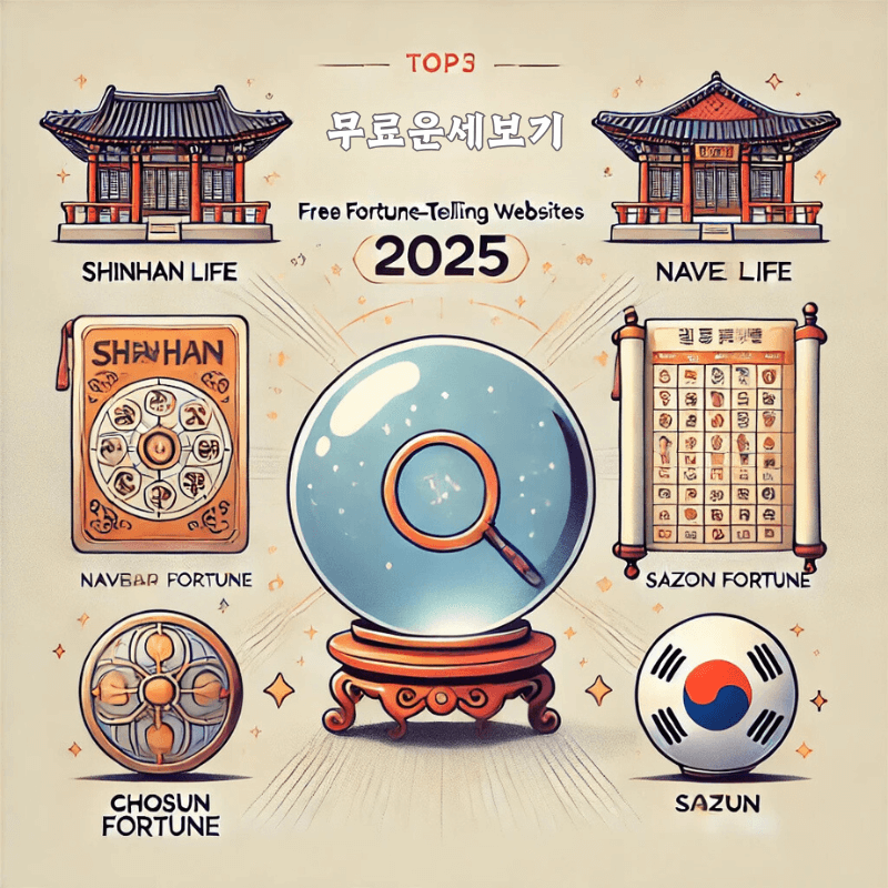 2025년 무료 운세 사이트 종합 정리
