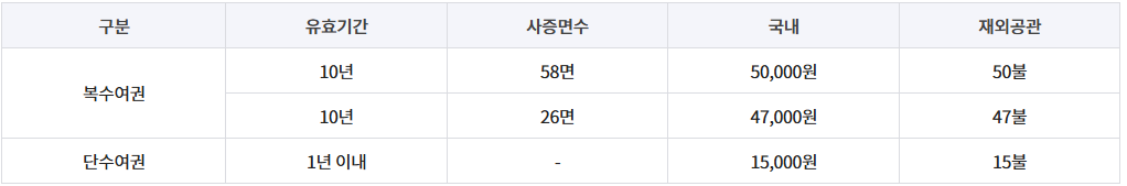 온라인 여권 재발급