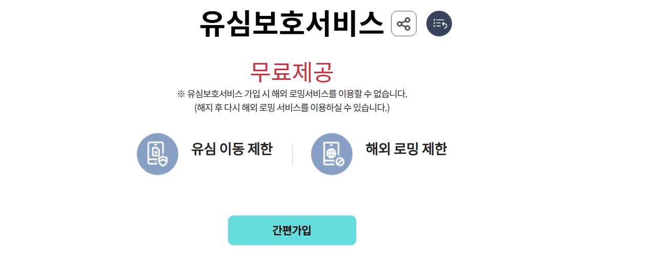 KT 유심보호서비스