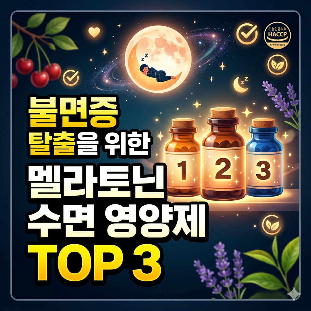 멜라토닌 수면 영양제