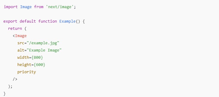 next/image 컴포넌트