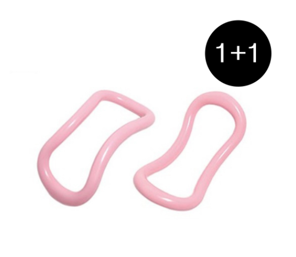 1+1 요가링 젠링 종아리마사지링 홈트레이닝 필라테스 소도구, 핑크 젠링 추천