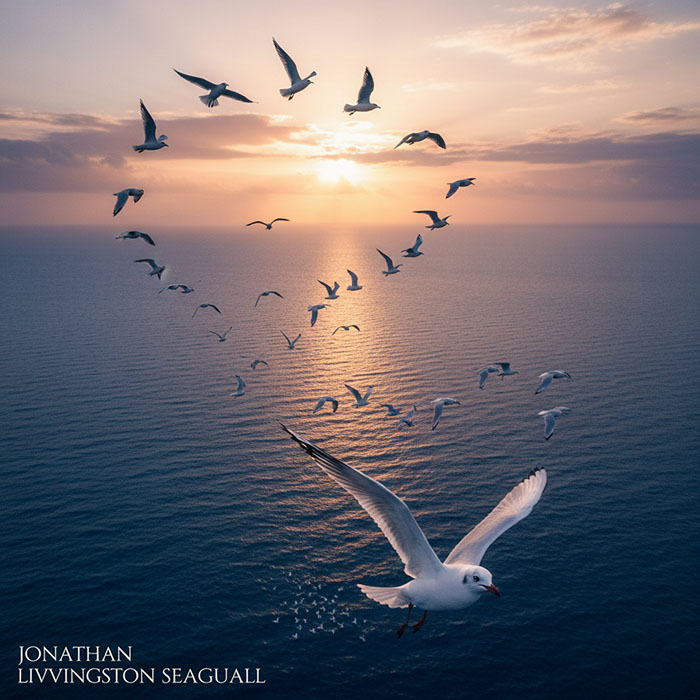 The gull sees farthest who flies highest." (가장 높이 나는 새가 가장 멀리 본다.)