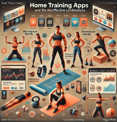 홈트레이닝 앱 & 운동 기기 리뷰, 효과적인 조합 관련 사진