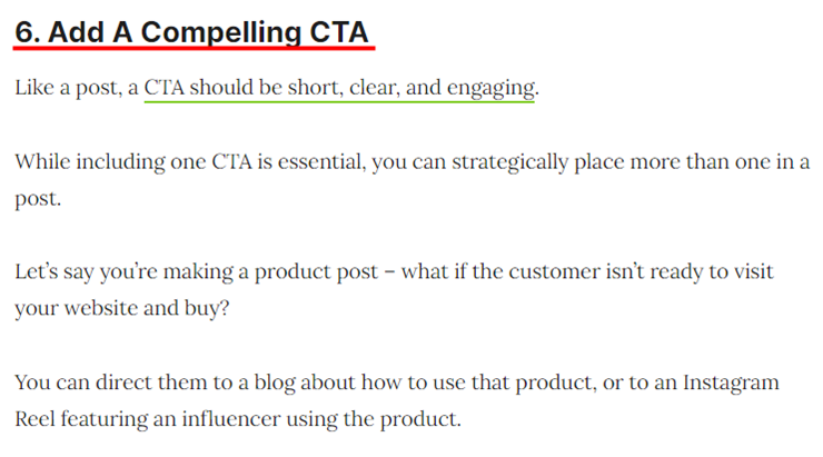 매력적인 CTA 추가 이미지