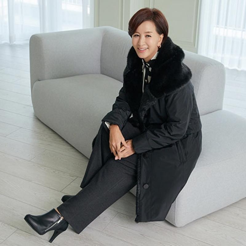 바네사리찌 숄카라 패딩 코트