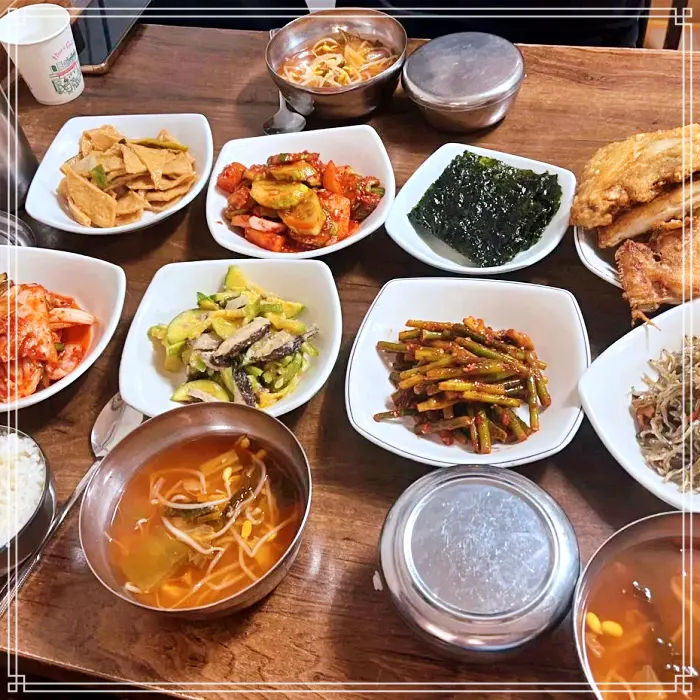 종로, 동대문 맛집 한 상 7첩 반찬, 요일마다 생선찜, 제육볶음