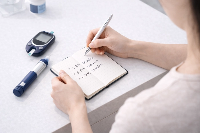 인슐린 주사 놓는 법