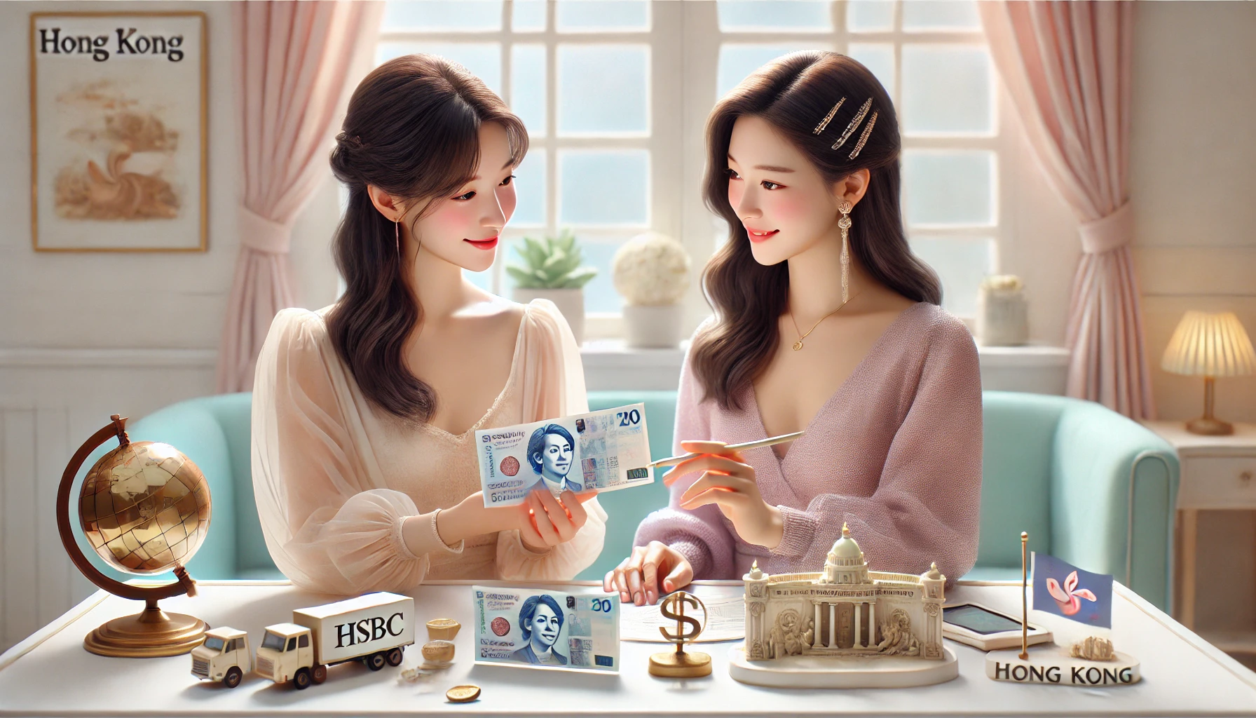 홍콩 달러 정보 확인하는 이미지