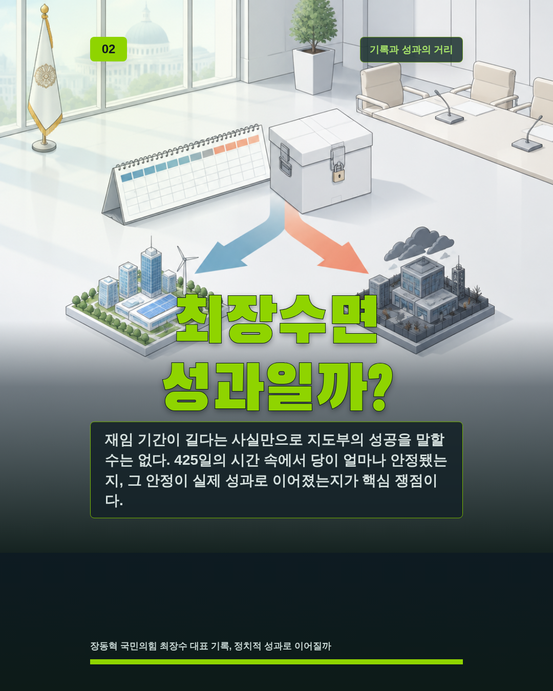 최장수면 성과일까?